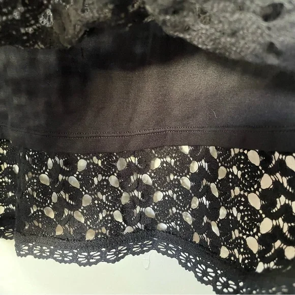 Free People Zanna Amhurst Black Crochet Dress Womens Medium - Picture 11 of 13